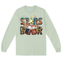 Matcha Stars stripes beer Long Sleeve Tee - FaDigitalArtStudio