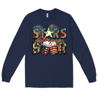 Navy Stars stripes beer Long Sleeve Tee - FaDigitalArtStudio