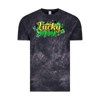 Cloud Black lucky mama st patricks Vintage Tee - HowdyJamesFarm