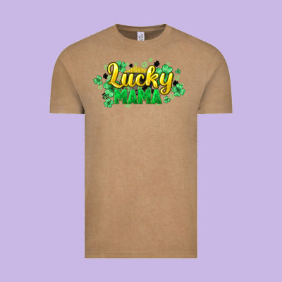 Lucky Mama St Patricks Vintage Tee Designed By Howdyjamesfarm