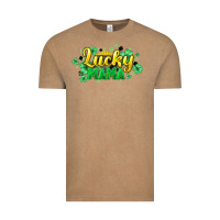 Vintage Coffee lucky mama st patricks Vintage Tee - HowdyJamesFarm