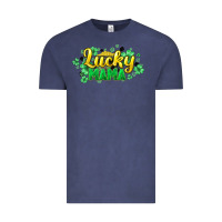 Vintage Denim lucky mama st patricks Vintage Tee - HowdyJamesFarm