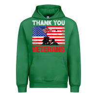 Emerald thank you veterans service patriot veteran day american flag t shirt Urban Hoodie - maiPhamDesign