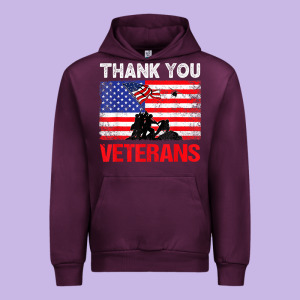 Thank You Veterans Service Patriot Veteran Day American Flag T Shirt Urban Hoodie Designed By Maiphamdesign