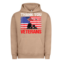 Pigment Burro thank you veterans service patriot veteran day american flag t shirt Urban Hoodie - maiPhamDesign