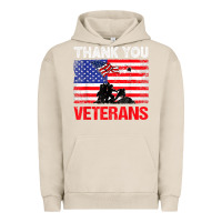 Pigment French Oak thank you veterans service patriot veteran day american flag t shirt Urban Hoodie - maiPhamDesign