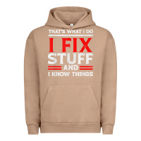 Pigment Burro Funny I Fix Stuff And I Know Things That's What I Do Funny T Shirt Urban Hoodie - maiPhamDesign