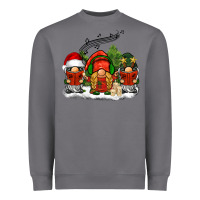 Storm Christmas choir gnomes Heavyweight Sweatshirt - BarkalooDesign