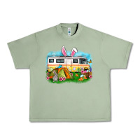 Oil Green Easter Day camper Urban Heavy Tee - OliviaCreatesArt