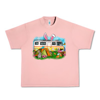 Salmon Easter Day camper Urban Heavy Tee - OliviaCreatesArt