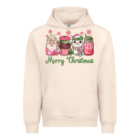 Sandshell pink  merry christmas coffee Urban Hoodie - JahusDesignShop