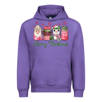 Tulip pink  merry christmas coffee Urban Hoodie - JahusDesignShop