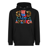 Black god bless america Heavyweight Hoodie - AdoDesignShop
