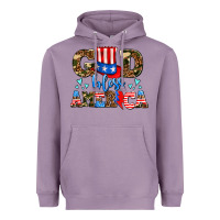 Lavender god bless america Heavyweight Hoodie - AdoDesignShop