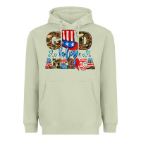 Matcha god bless america Heavyweight Hoodie - AdoDesignShop