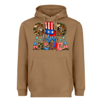 Toasted Coconut god bless america Heavyweight Hoodie - AdoDesignShop
