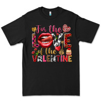 Black For the love of the Valentine Premium Tee - HowdyJamesFarm