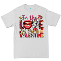 Dove Grey For the love of the Valentine Premium Tee - HowdyJamesFarm