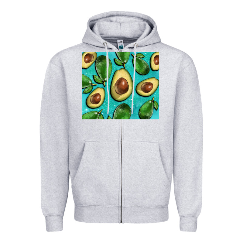 Avacadoblue Tumbler Zipper Hoodie by BarkalooDesign | Teevron