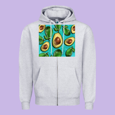 Avacadoblue Tumbler Zipper Hoodie Designed By Barkaloodesign