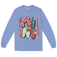 Colony Blue 4th of July mini with lightning bolt Long Sleeve Tee - FaDigitalArtStudio
