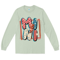 Matcha 4th of July mini with lightning bolt Long Sleeve Tee - FaDigitalArtStudio
