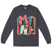 Smoke 4th of July mini with lightning bolt Long Sleeve Tee - FaDigitalArtStudio