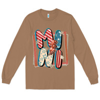 Toasted Coconut 4th of July mini with lightning bolt Long Sleeve Tee - FaDigitalArtStudio