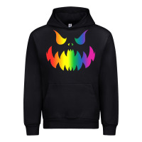 Black halloween gay lesbians pride pumpkin lgbt pride Urban Hoodie - maiPhamDesign