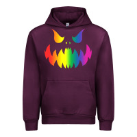 Mauve Wine halloween gay lesbians pride pumpkin lgbt pride Urban Hoodie - maiPhamDesign