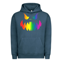 Pigment Midnight Navy halloween gay lesbians pride pumpkin lgbt pride Urban Hoodie - maiPhamDesign