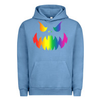 Pigment Pebble Blue halloween gay lesbians pride pumpkin lgbt pride Urban Hoodie - maiPhamDesign