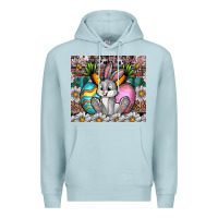 Blue Mist easter Premium Hoodie - CowhideDigitalArt