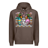 Coffee easter Premium Hoodie - CowhideDigitalArt