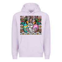 Lilac easter Premium Hoodie - CowhideDigitalArt