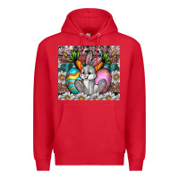 Red easter Premium Hoodie - CowhideDigitalArt