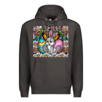 Smoke easter Premium Hoodie - CowhideDigitalArt
