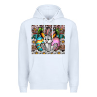 White easter Premium Hoodie - CowhideDigitalArt