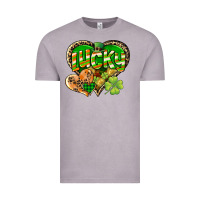 Vintage Zinc Lucky heart St. Patrick's Day Vintage Tee - CowGirlArtShop