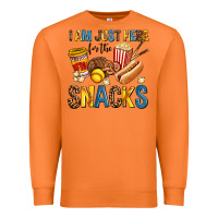 Carrot i am just here for the snacks Premium Sweatshirt - AdoDesignShop