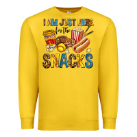 Lemon i am just here for the snacks Premium Sweatshirt - AdoDesignShop