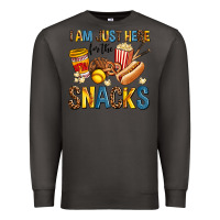 Smoke i am just here for the snacks Premium Sweatshirt - AdoDesignShop
