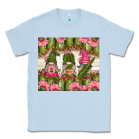 Dusty Blue cactus gnomies Classic Tee - TumblerDesignByShophia