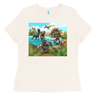Bone dinosaurs Ladies Tee - TumblerDesignByShophia