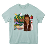 Arona black teacher magic with afro Heavy Core Tee - NancyCooperArtShop