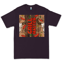 Plum grill master with bull skull Premium Tee - TumblerDesignByShophia