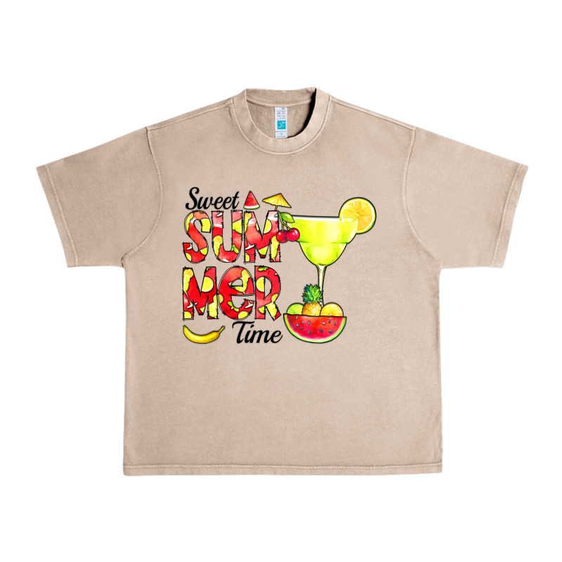 Sweet Summer Time Fruits Urban Heavy Tee by CowCowDesign | Teevron