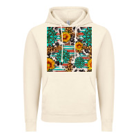 Vintage Artic gemstone sunflower cowhide leopard seamles pattern Vintage Hoodie - FaDigitalArtStudio