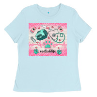 Baby Blue #vettechlife Ladies Tee - TumblerDesignByShophia
