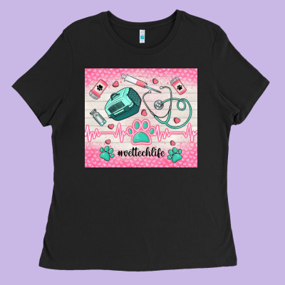 #vettechlife Ladies Tee Designed By Tumblerdesignbyshophia